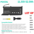 ?LOT OF PG03XL Battery For HP Pavilion Gaming 15-DK L48430-AC1 L48495-005 52.5Wh