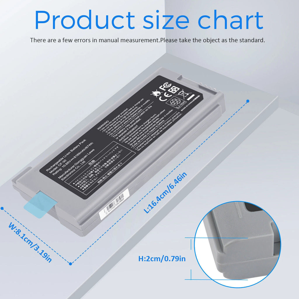 ?CF-30 CF-31 Battery 87Wh for Panasonic Toughbook CF-53 CF-52 CF-VZSU1430U US