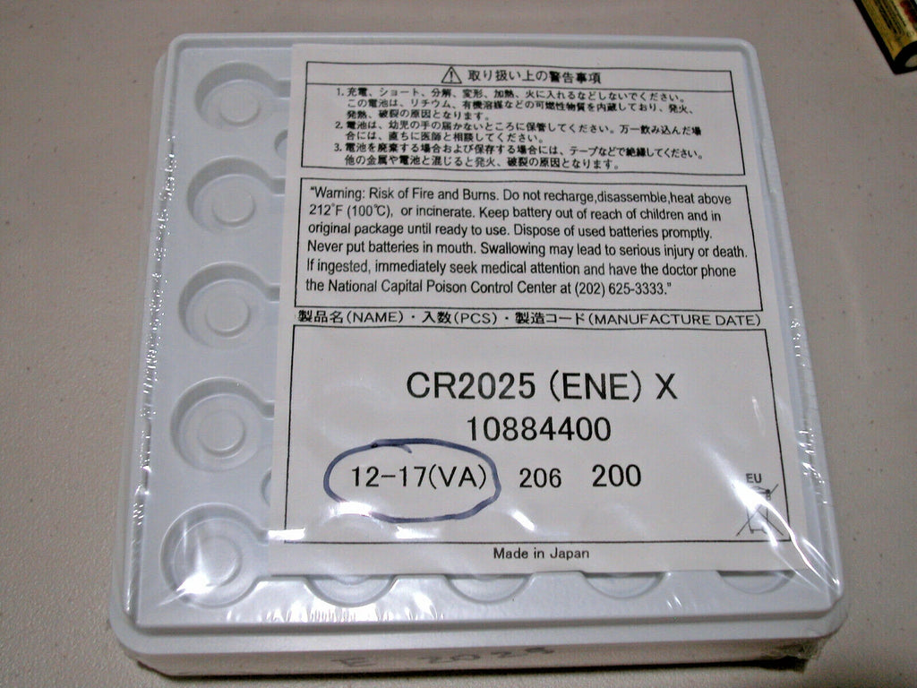 2 BULK ENERGIZER CR2025 cr 2025 ECR2025 3v Battery EXPIRE 2027 Made in Japan