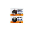 2 Vinnic CR2477 3V Lithium Cell Batteries EXP. 2028