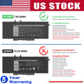 4GVMP 3HWPP Battery For Dell Latitude 5400 5500 5401 Precision 3540 3541 3551 PC