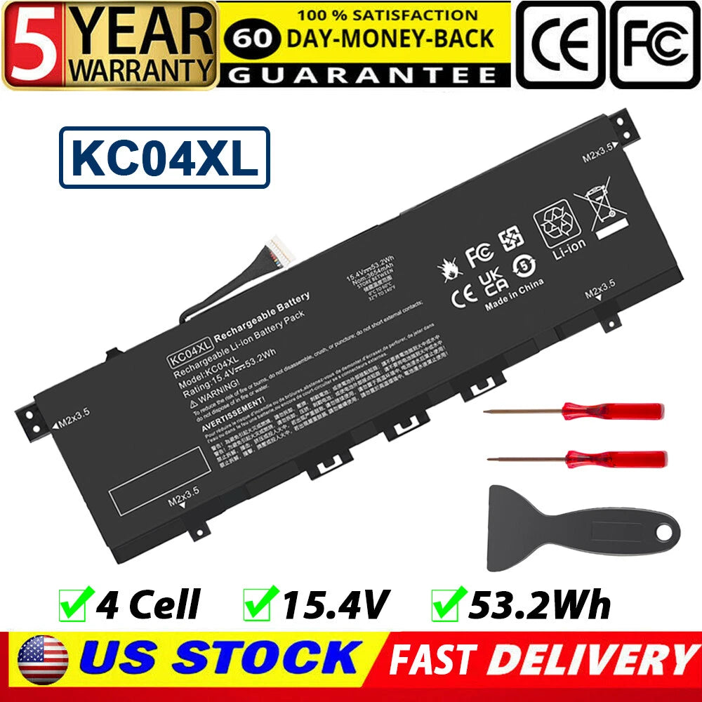 KC04XL Battery for HP Envy X360 13-AG 13M-AQ 13-AH 13-AR0000AU HSTNN-DB8P
