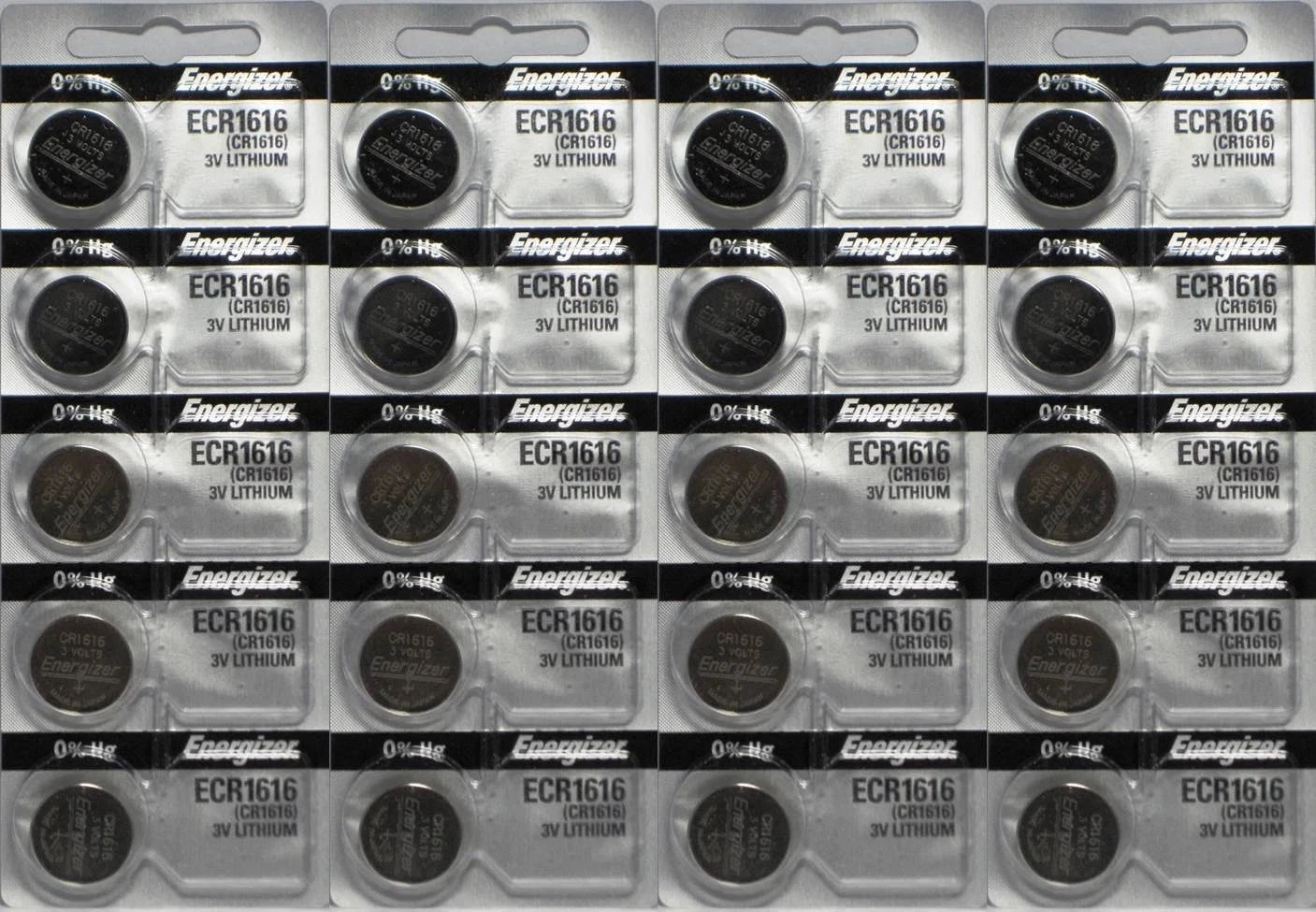 30 Energizer CR1616 55mAh 3V Lithium LiMnO2 (30 BATTERIES) With Free Tracking