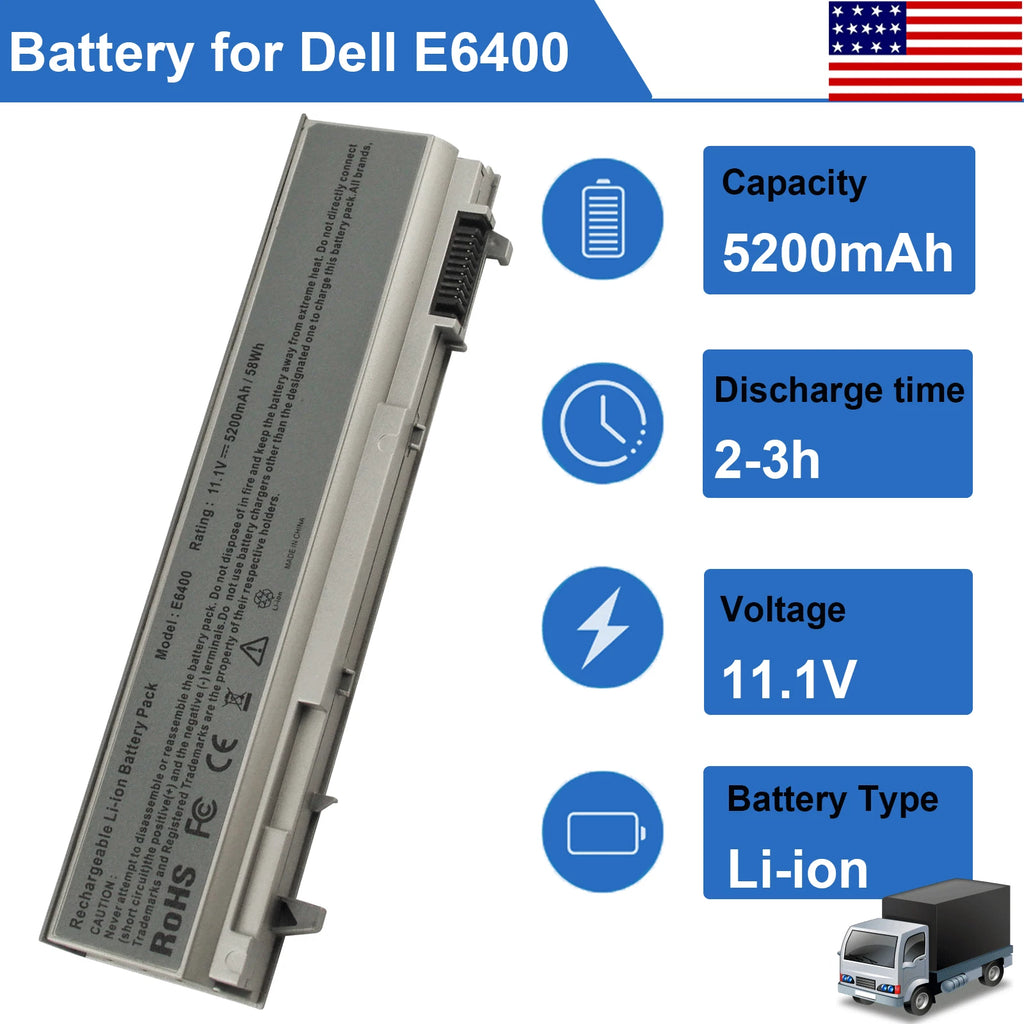 LOT 30x Battery For Dell Latitude E6400 E6410 E6500 E6510 PT43 PT434 KY477 M2400