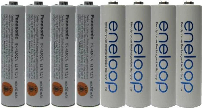 Panasonic Eneloop X 8 AAA NiMH Rechargeable Batteries