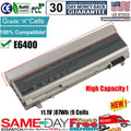 9-Cells For Dell Latitude E6400 E6500 E6410 E6510 Laptop Battery 4M529 F8TTW