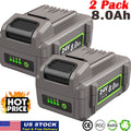 1-2X 8.0Ah Battery for FLEX 24V FX0121-1 FX0221-1 Replacement Battery Lithium US