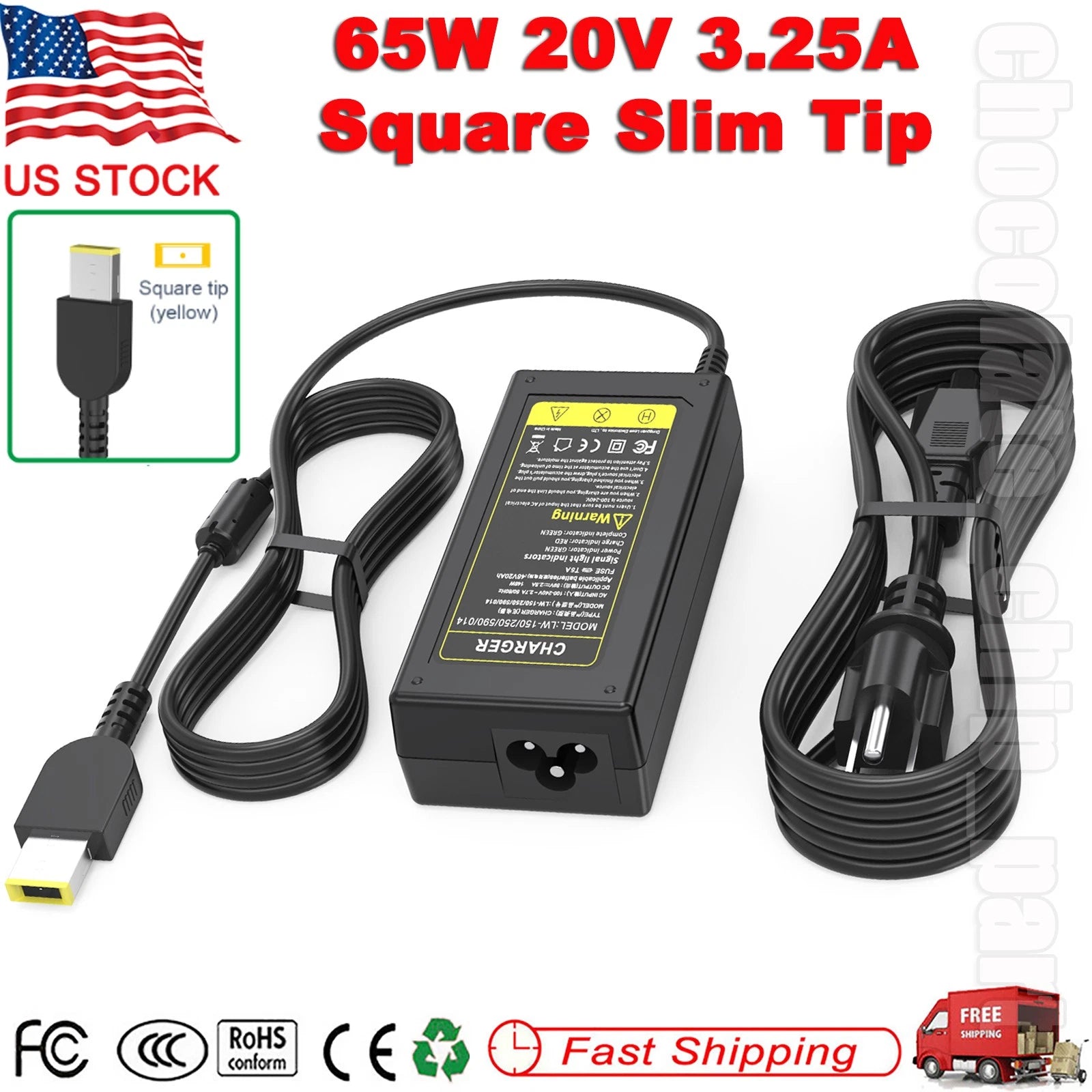 Adapter Charger for Lenovo ThinkPad X1 Carbon Yoga 2 13/11S/Pro T440 T450s T470s