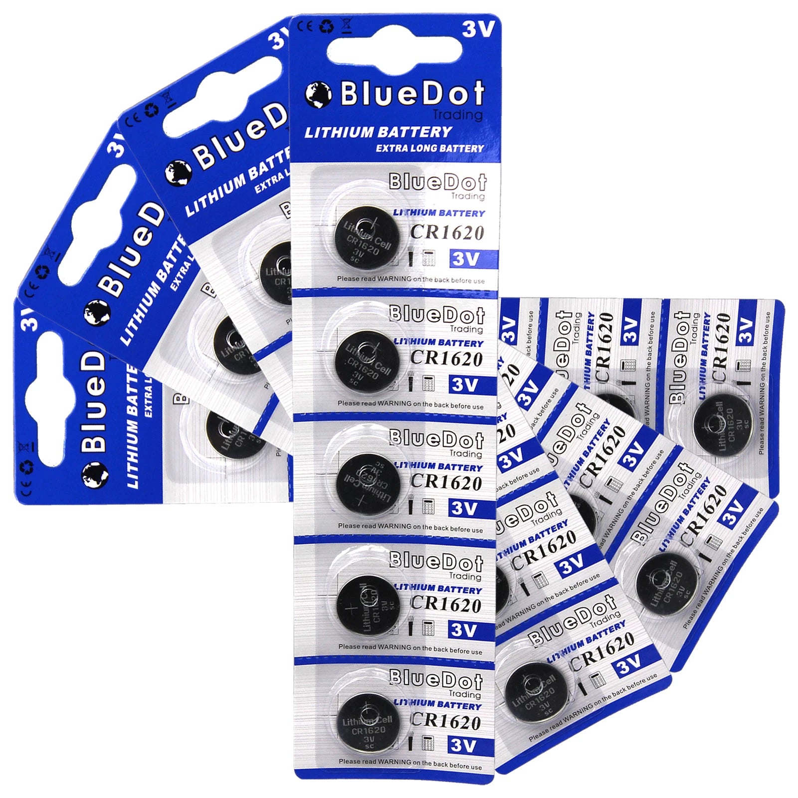 20 CR1620 CR 1620 DL1620 BR1620 3 Volt Lithium Button Cell Battery USA US Ship