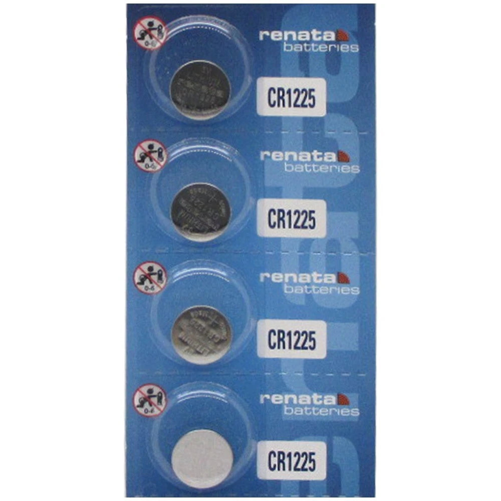 Renata CR1225 3V Micro Lithium Button Coin Cell Battery 4 Pcs