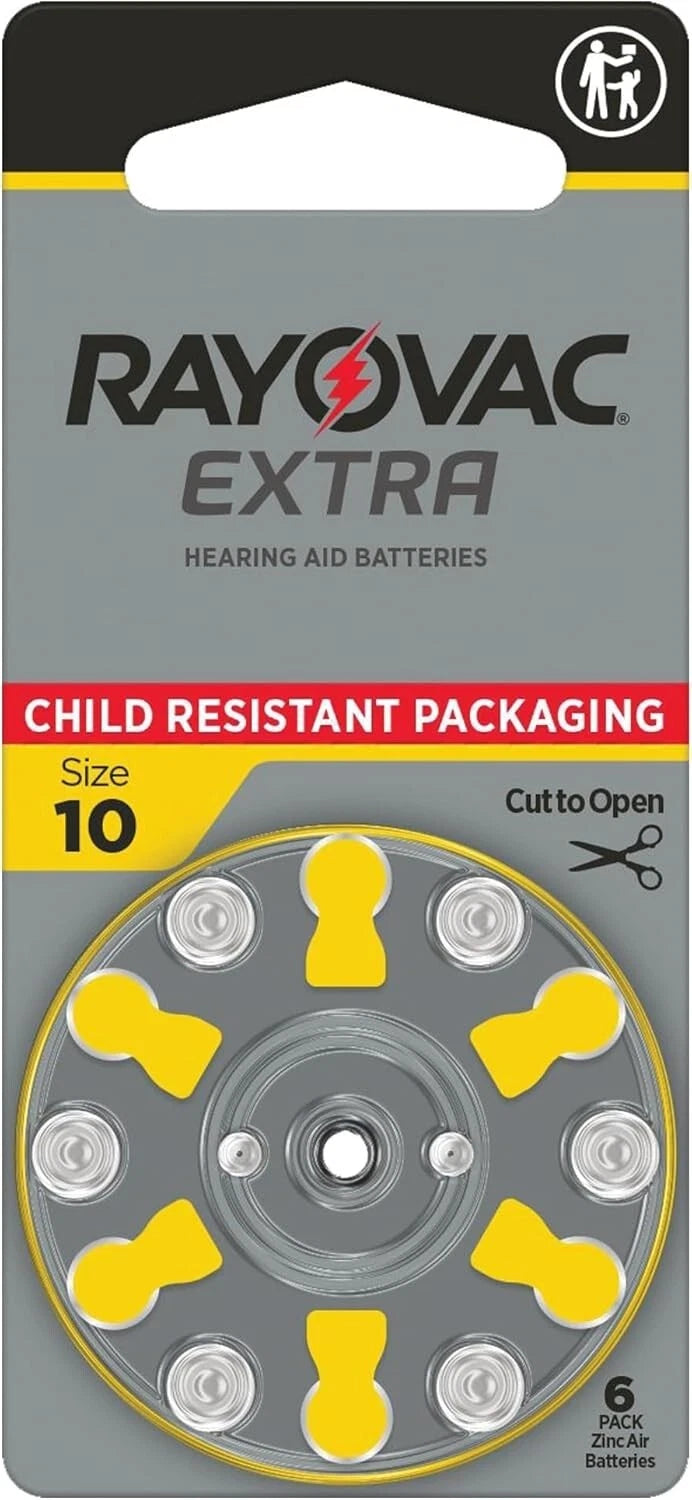 60 RAYOVAC EXTRA Advance Hearing AID Batteries SIZE 10 60 Batteries Exp 2029