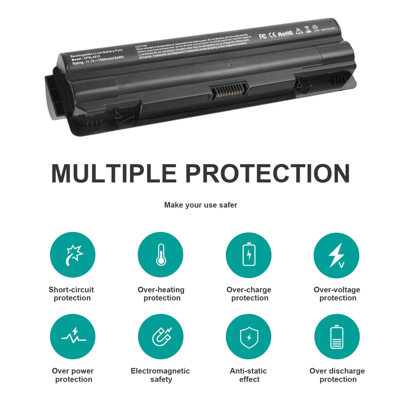 9 CELL Laptop Battery for Dell XPS 14 15 17 L502x L702x JWPHF J70W7 R795X WHXY3