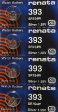 Renata SR754W Watch and Calculator (SR48W) Batteries x 4
