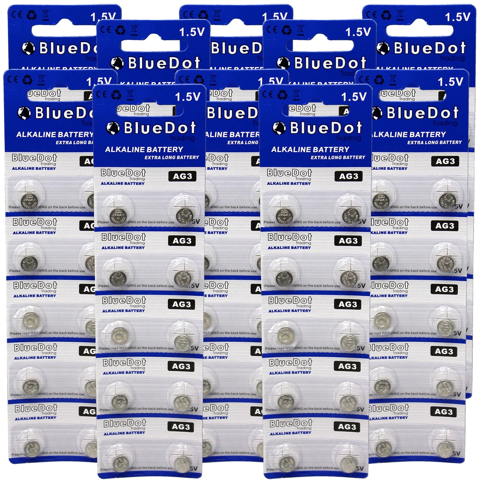 (100 PCS) AG3 LR41 392 LR736 1.5V Alkaline Battery for Watch Remote Thermometer