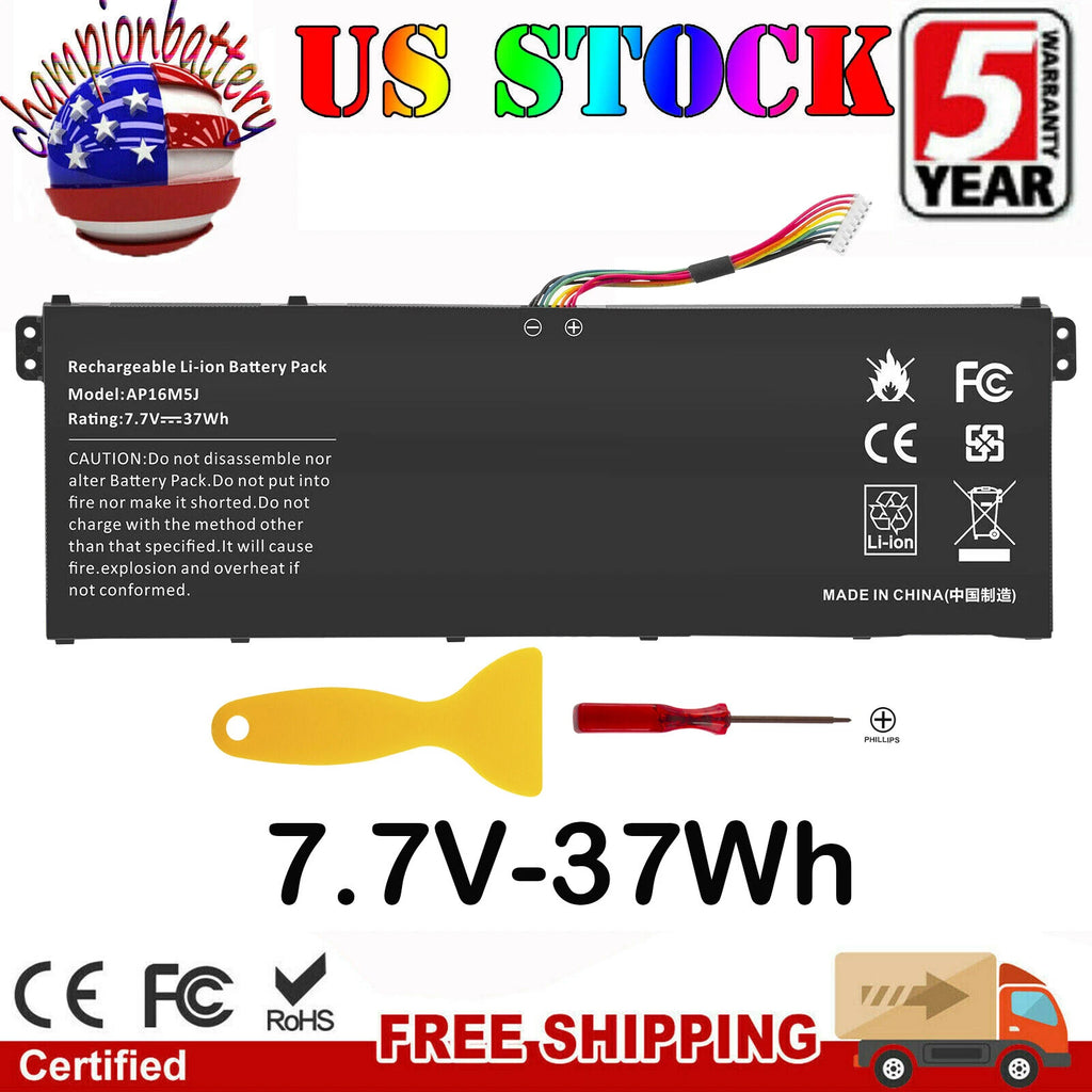 AP16M5J Battery for Acer Aspire 3 A314-31 A315-21 A315-51 ES1-523 Notebook 37Wh