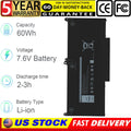 For Dell Latitude 5300 7300 7400 60Wh 7.6V Laptop Battery MXV9V Notebook PC