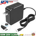 65W Power Laptop Charger USB C Type C for HP Chromebook Lenovo/Acer/Asus/Samsung