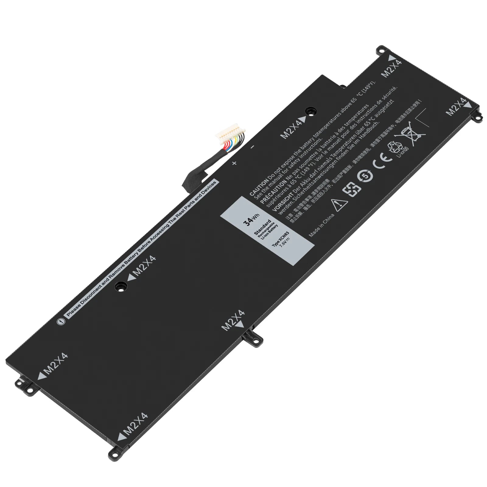 ?XCNR3 WY7CG Laptop Battery for Dell Latitude 13 7370 E7370 Series 7.6V 34Wh New