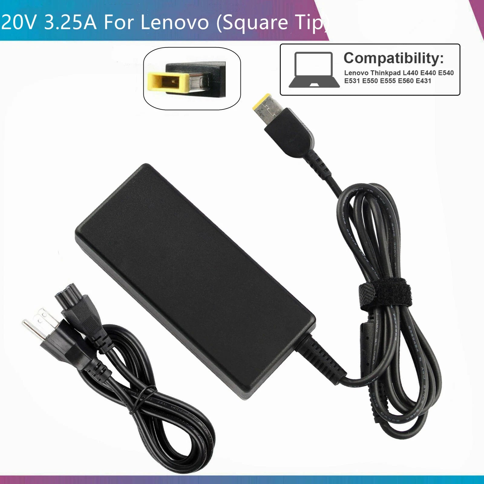For Lenovo ThinkPad G50 T460 T470 T450 ADLX65NLC3A Laptop Power Supply Adapter