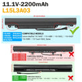 ??L15L3A03 Battery For Lenovo Ideapad 110-15IBR 15.6" IdeaPad 110-15ACL 2200mAh