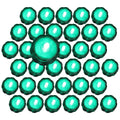 36 Quantity Turquoise Submersible Underwater Battery LED Tea Light Wedding Decor