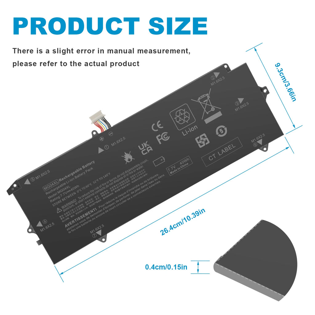 MG04XL Battery For HP Elite X2 1012 G1 Series 812205-001 HSTNN-DB7F 812060-2C1