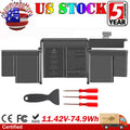 A1493 Battery for Apple 2013 2014 Macbook Pro13 Retina A1502 A1582 EMC 2678 2875