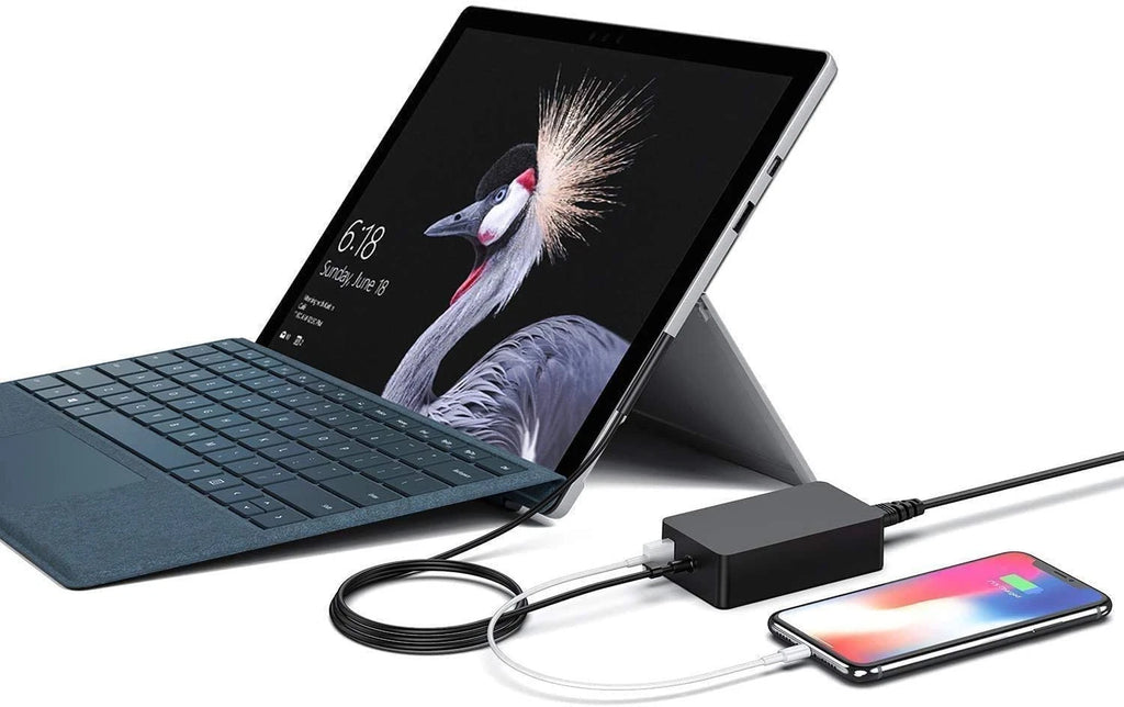 1963 SURFACE Pro 3 4 5 6 Charger Power Cord for Microsoft Surface Laptop Go Book