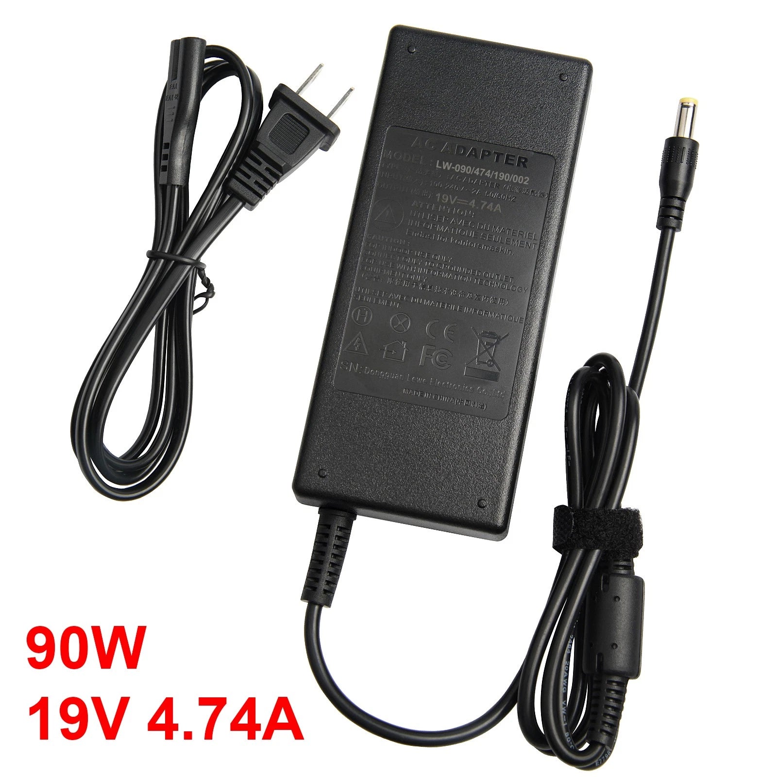 AC Adapter Battery Charger for Fujitsu LifeBook T730 T900 T901 TH700 P770 PH520