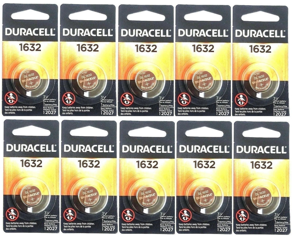 1 New Duracell CR1632 Lithium Coin Battery 3V DL1632 - USA Seller