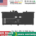 46Wh Battery for Dell XPS 13 2 in 1 9365 XPS 13 9365 2-in-1 2017 HMPFH NNF1C