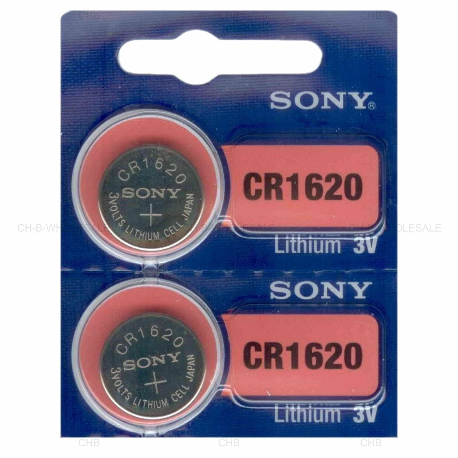 5 PCS SONY CR1620 1620 LITHIUM 3V BUTTON COIN CELL WATCH BATTERIES VALUE PACK
