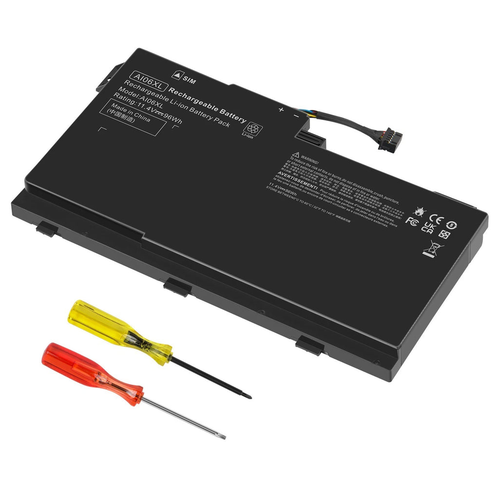 Battery AI06XL For HP ZBook 17 G3 808451-001 808451-002 HSTNN-LB6X 11.4V 96Wh US