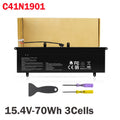 Battery C41N1901 For ASUS ZenBook Duo UX481F UX481FA UX481FAY UX4000FL 15.4V 70W