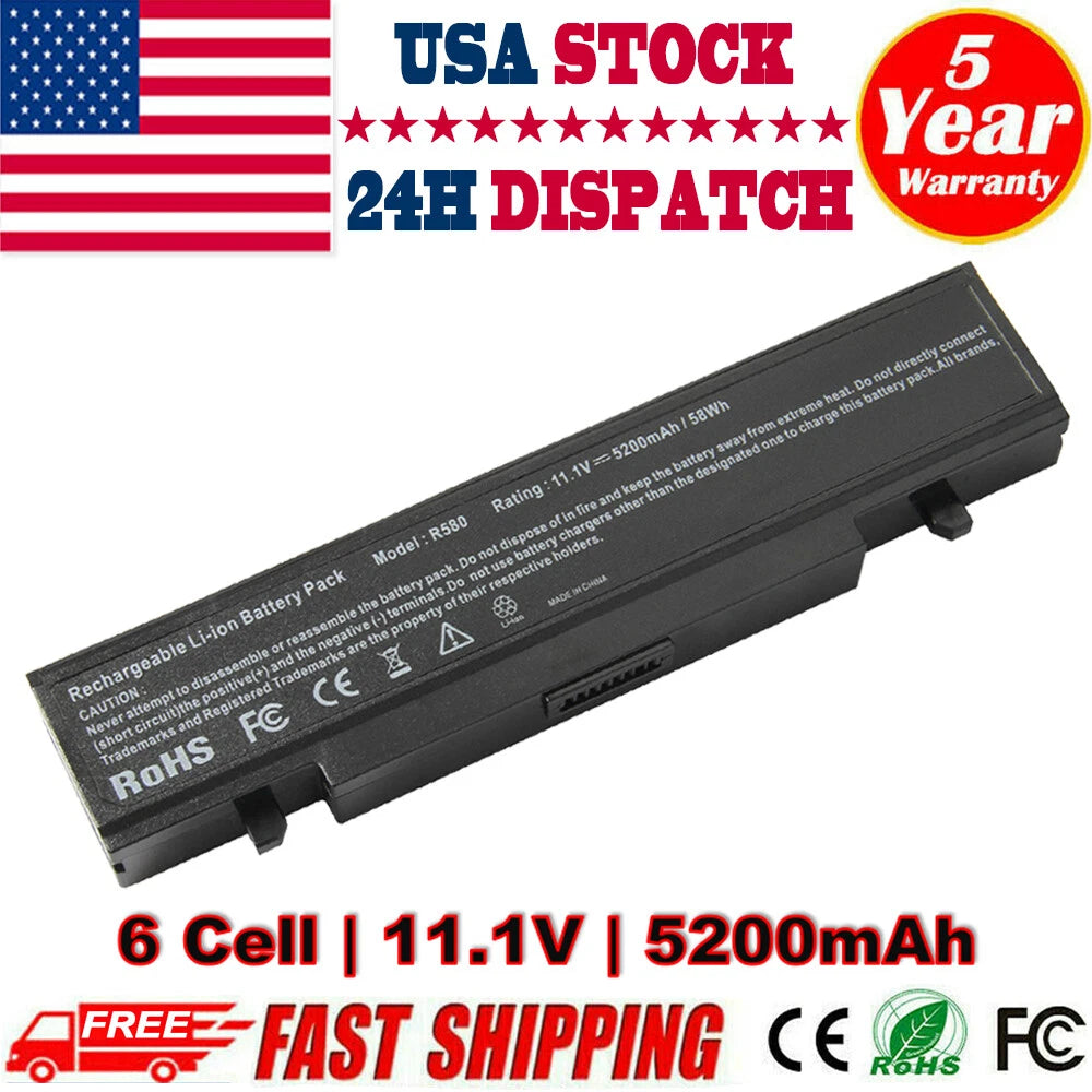 6 Cell Battery for Samsung NP365E5C-S02US NP300E5C-A06US NP300E5C-A07US Notebook