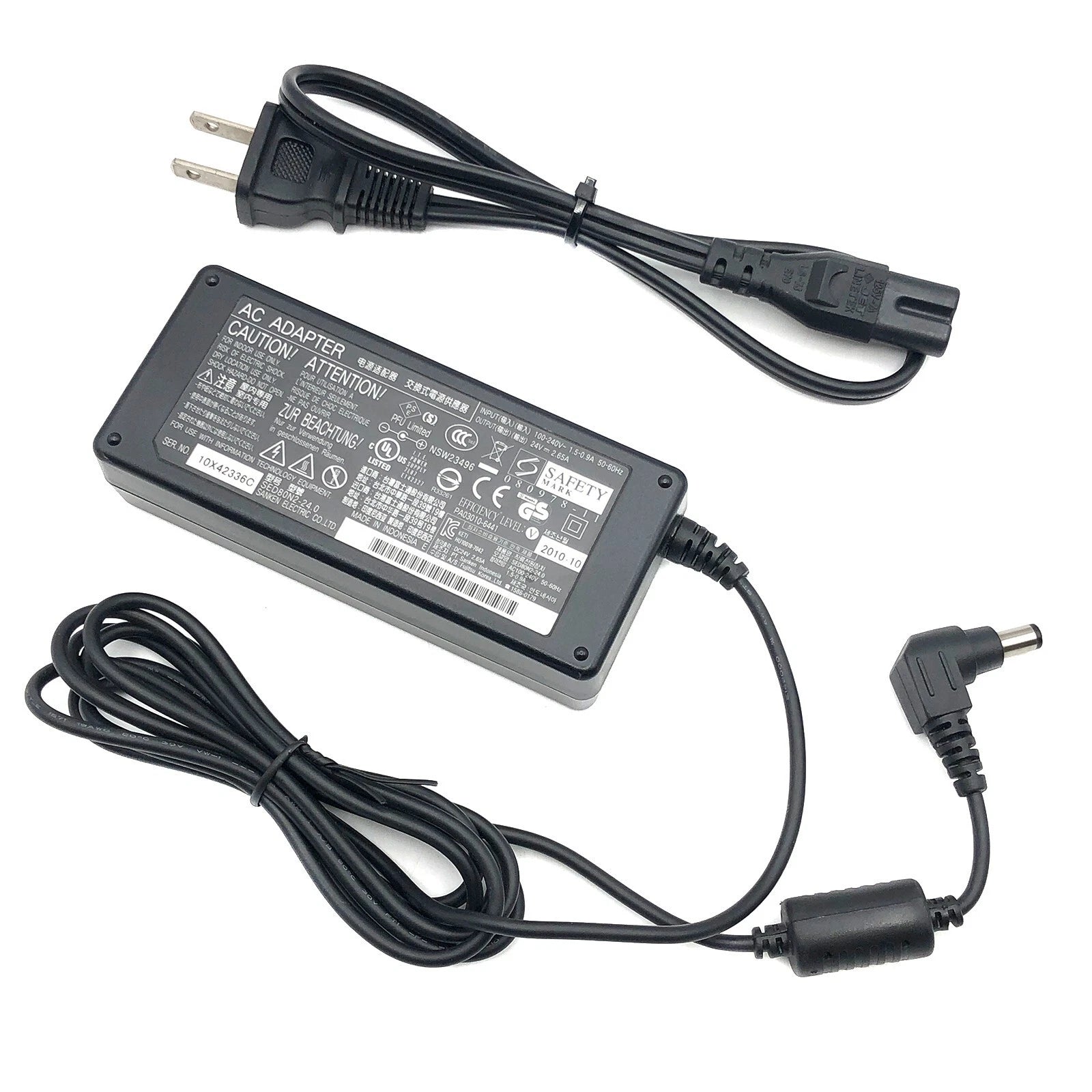 NEW Genuine Fujitsu AC Charger Adapter for Fujitsu Image Scanner FI-Series