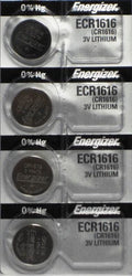4 Energizer CR1616 ECR1616 CR 1616 3v Lithium battery