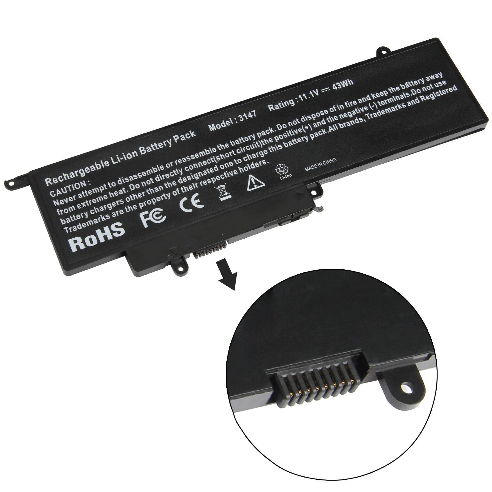 GK5KY Battery for Dell Inspiron 11 3000 3147 3148 3152 13 7000 7348 15 7568