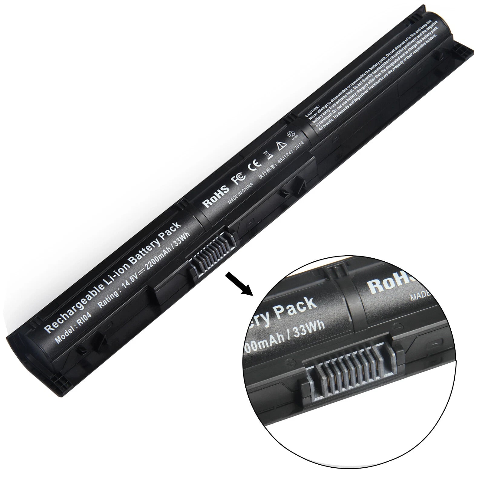 RI04 Battery For HP ProBook 450 455 470 G3 805294-001 805047-851 R104 P3G15AA