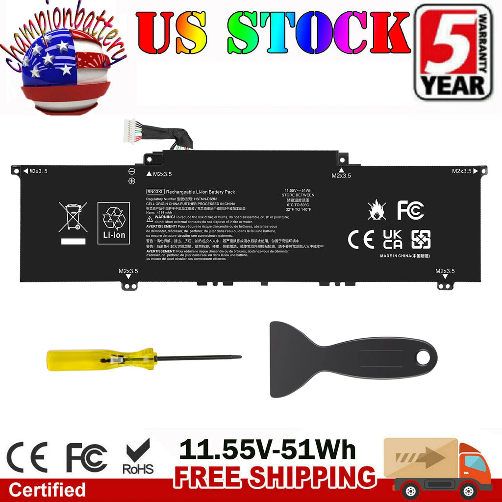 BN03XL Battery For HP Envy x360 15m-ee013dx HSTNN-OB1O L76965-AC1 L77034-005