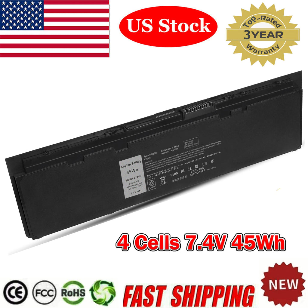 Battery for DELL Latitude E7240 Ultrabook E7250 GVD76 WD52H KWFFN VFV59 HJ8KP US