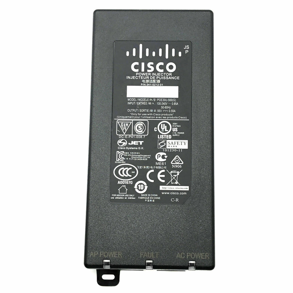 NEW Original Cisco Meraki MA-INJ-4-US Power Injector 802.3at PoE 56V OEM