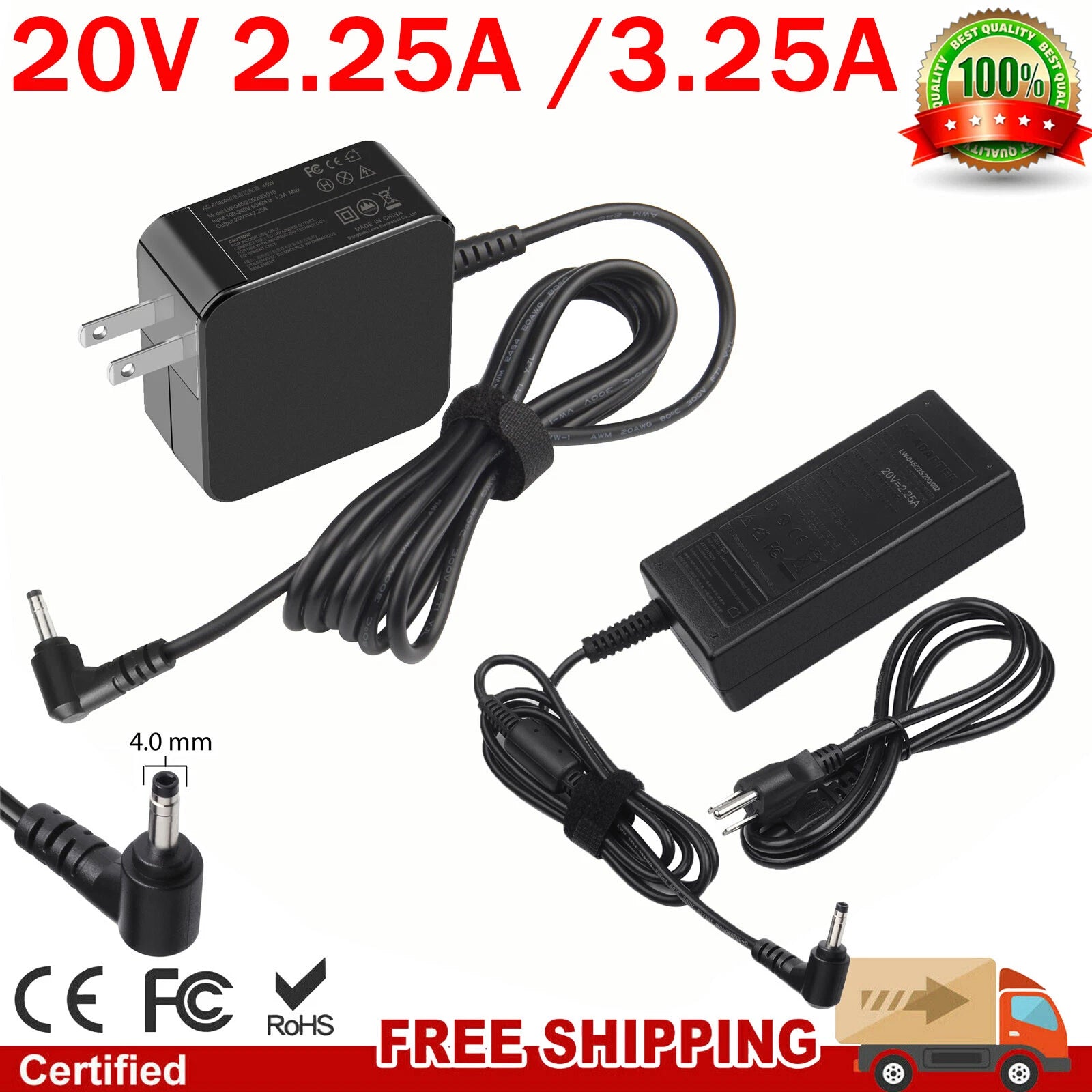 For Lenovo Ideapad 1 1i 14IGL7 82V6 82V6S00000 Laptop Charger AC Power Adapter