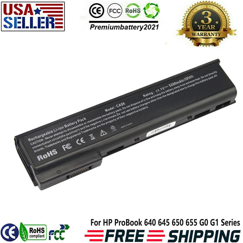 Laptop Battery for HP ProBook 640 645 650 655 G1 CA06 CA06XL CA09 718755-001 US