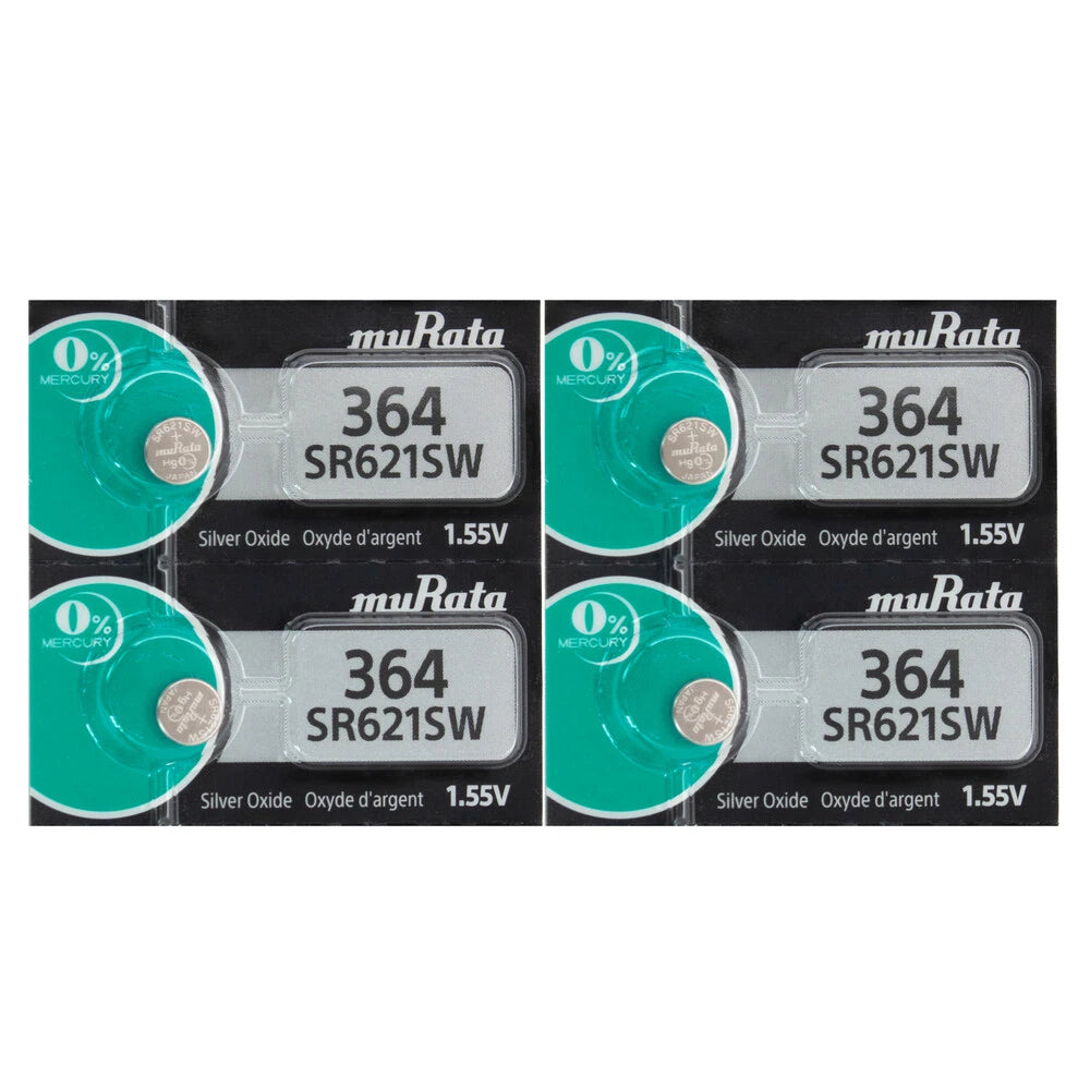 Murata Replaces Sony 364 Watch and Calculator Batteries x 4