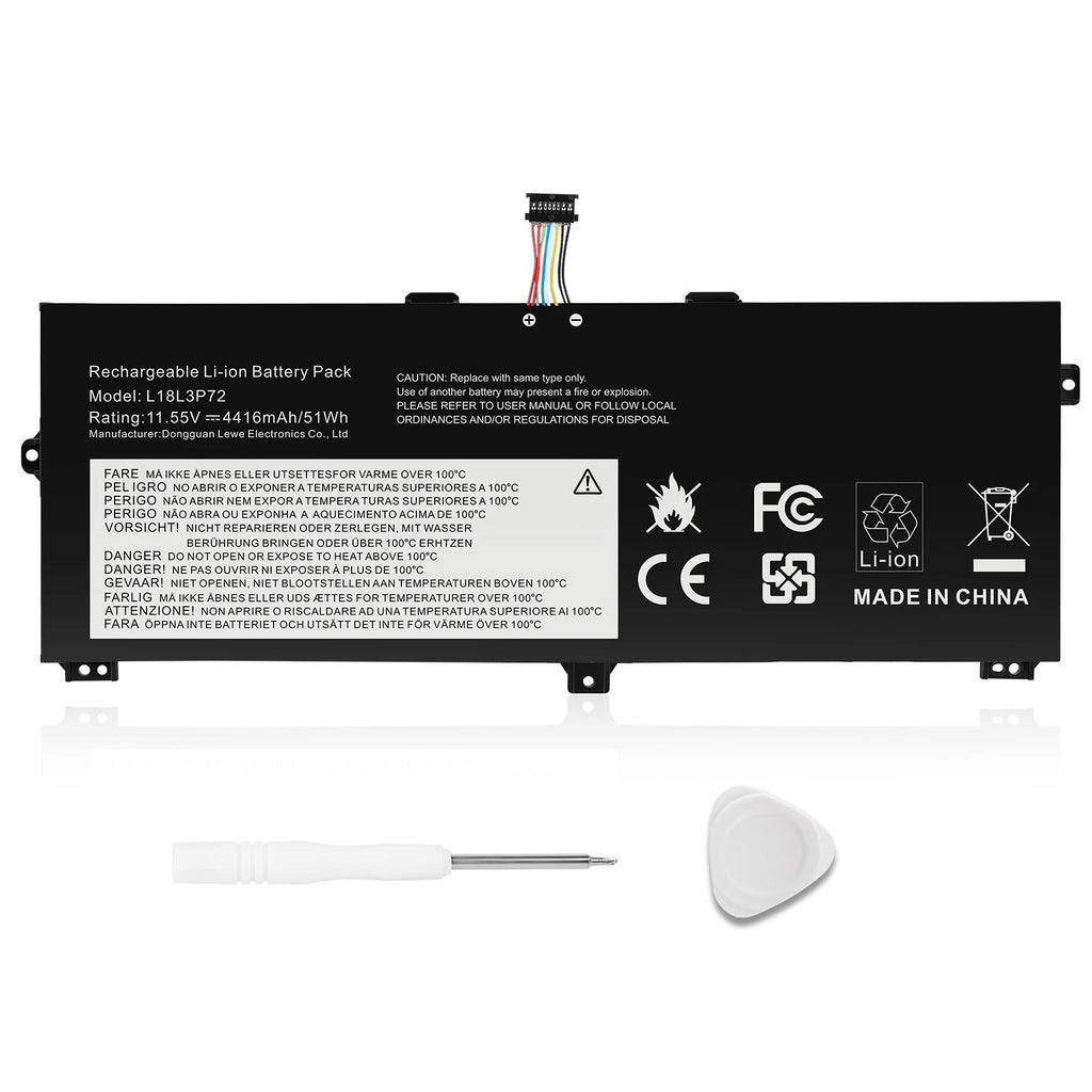 L18M3P72 L18L3P72 Laptop Battery For Lenovo ThinkPad X13 Yoga Gen 1 X390 Yoga US