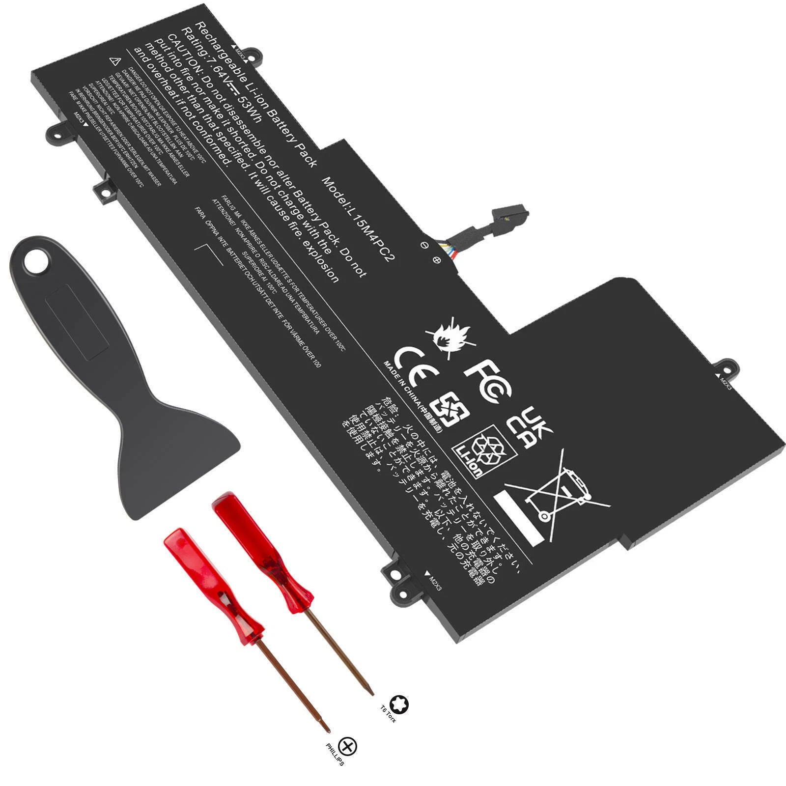 L15M4PC2 Battery For Lenovo Ideapad Yoga 710-14IKB 710-14ISK 710-15IKB 710-151KB