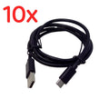 LOT OF 10 Zebra CBL-MPV-USB1-05 USB Cable 3.8ft (Type A 2.0 to Type C)
