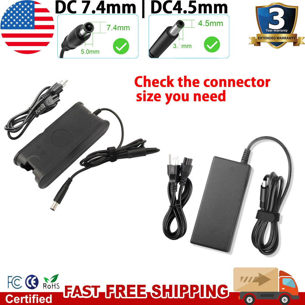 45W 65W 90W Laptop Charger Power Adapter For Dell 15 3000 5000 7000 Series