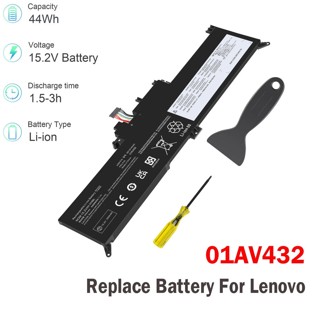 00HW027 Battery for Lenovo ThinkPad Yoga 370 X380 12 X260 SB10F46464 SB10F46465